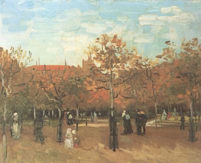 Vincent Van Gogh The Bois de Boulogne with People Walking (nn04) China oil painting art